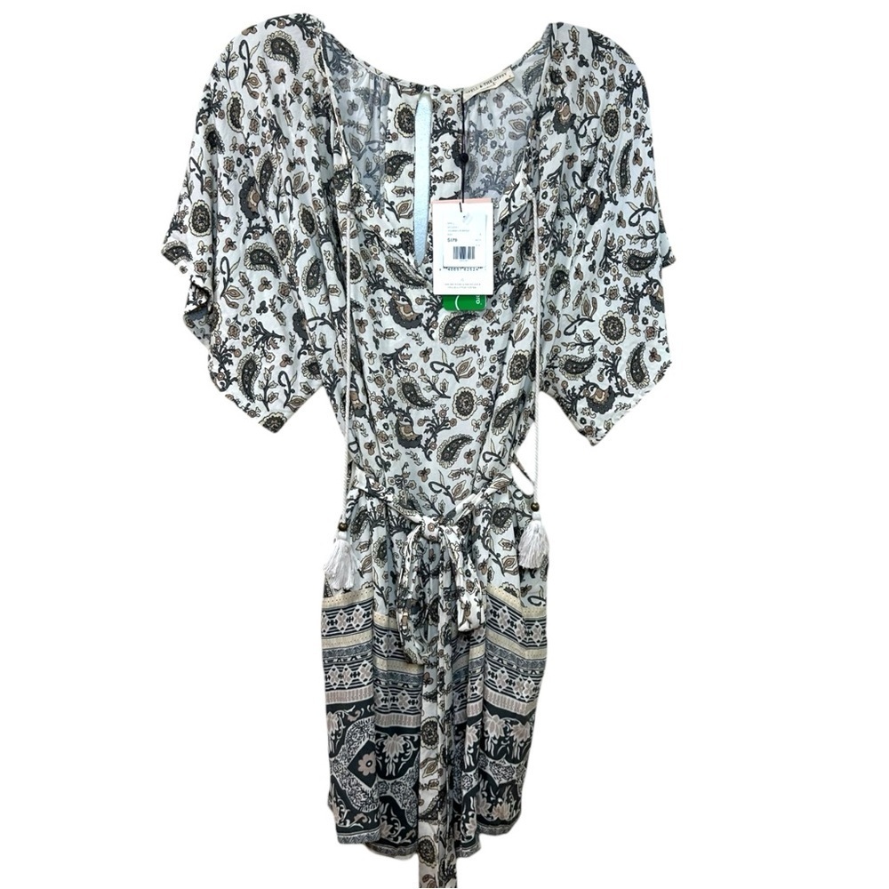 Spell & The Gypsy Collective, NWT, Women’s ‘Journey Romper’ in Ash, White, Small - Picture 3 of 16